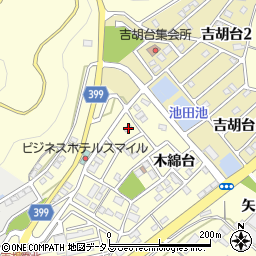 愛知県田原市吉胡町木綿台37周辺の地図