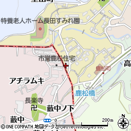 シャロン長田周辺の地図