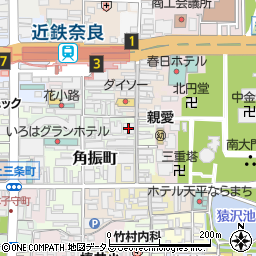 奈良観光会館周辺の地図
