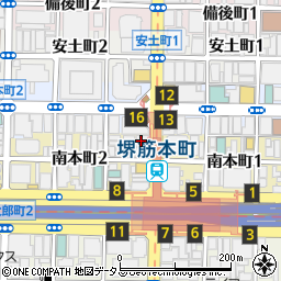 まちの自転車店・リコ　堺筋本町店周辺の地図