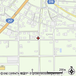 静岡県浜松市中央区篠原町22091周辺の地図