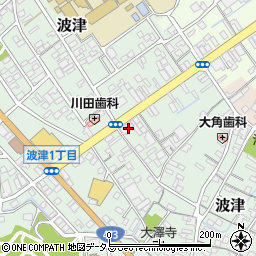 秋野花店周辺の地図