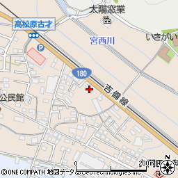 岡山県岡山市北区高松原古才593周辺の地図