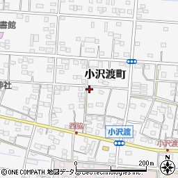 静岡県浜松市中央区小沢渡町542周辺の地図
