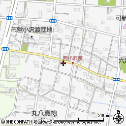 静岡県浜松市中央区小沢渡町1421周辺の地図