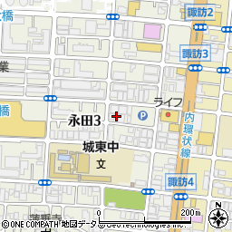 協和電機大阪支店周辺の地図