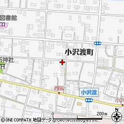 静岡県浜松市中央区小沢渡町958周辺の地図
