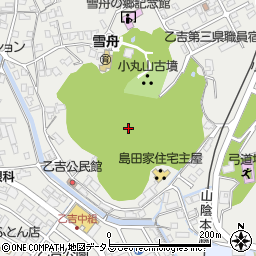 島根県益田市乙吉町周辺の地図