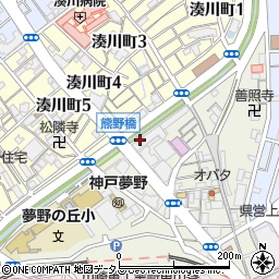 兵庫県神戸市兵庫区東山町4丁目38周辺の地図