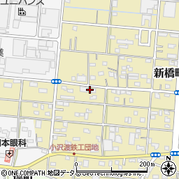 静岡県浜松市中央区新橋町514周辺の地図
