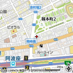 大阪府大阪市西区靱本町2丁目8周辺の地図
