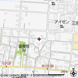 静岡県浜松市中央区小沢渡町459周辺の地図