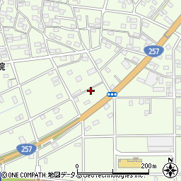 静岡県浜松市中央区篠原町21005周辺の地図