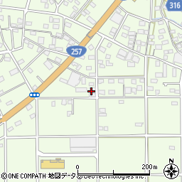 静岡県浜松市中央区篠原町21383周辺の地図