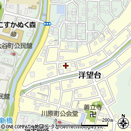 静岡県掛川市洋望台20-5周辺の地図