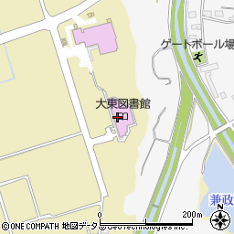 掛川市立大東図書館周辺の地図
