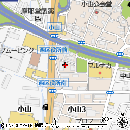 株式会社国際興業神戸　明石営業所周辺の地図
