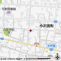 静岡県浜松市中央区小沢渡町967周辺の地図