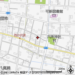 静岡県浜松市中央区小沢渡町1038周辺の地図