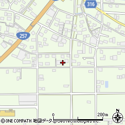 静岡県浜松市中央区篠原町22094周辺の地図