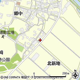 愛知県田原市吉胡町郷中36周辺の地図