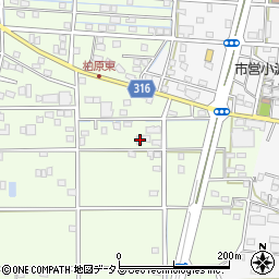 静岡県浜松市中央区篠原町22542周辺の地図