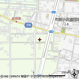 静岡県浜松市中央区篠原町22537周辺の地図