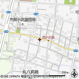 静岡県浜松市中央区小沢渡町1416周辺の地図