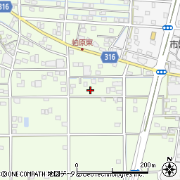 静岡県浜松市中央区篠原町22550周辺の地図