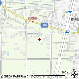 静岡県浜松市中央区篠原町22546周辺の地図