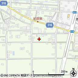 静岡県浜松市中央区篠原町22553周辺の地図