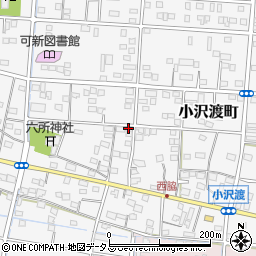 静岡県浜松市中央区小沢渡町987周辺の地図
