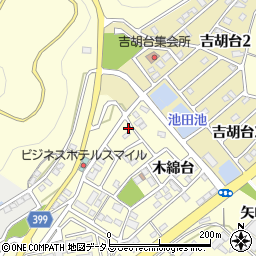 愛知県田原市吉胡町木綿台36周辺の地図