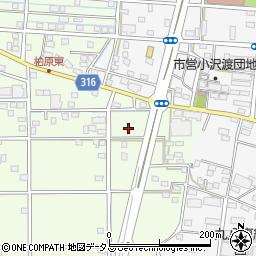 静岡県浜松市中央区篠原町22534周辺の地図