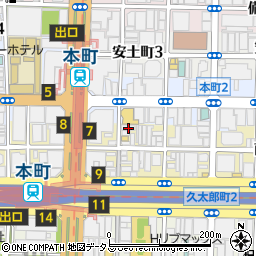 ロジック 本町店 LOGIC Hommachi周辺の地図