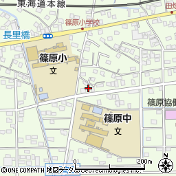 静岡県浜松市中央区篠原町20180周辺の地図