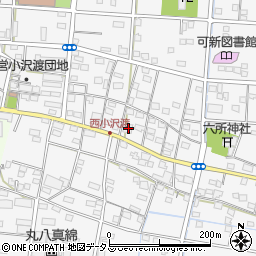 静岡県浜松市中央区小沢渡町1044周辺の地図