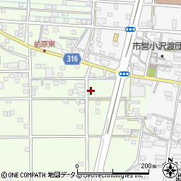 静岡県浜松市中央区篠原町22538周辺の地図