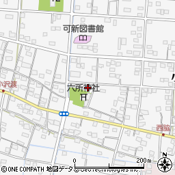 静岡県浜松市中央区小沢渡町1027周辺の地図