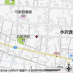 静岡県浜松市中央区小沢渡町993周辺の地図