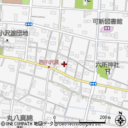 静岡県浜松市中央区小沢渡町1046周辺の地図