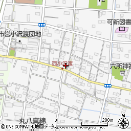 静岡県浜松市中央区小沢渡町1053周辺の地図