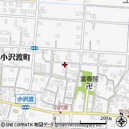 静岡県浜松市中央区小沢渡町509周辺の地図