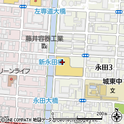 フレンドマート深江橋店周辺の地図