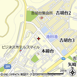 愛知県田原市吉胡町木綿台26周辺の地図