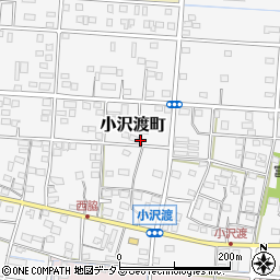 静岡県浜松市中央区小沢渡町337周辺の地図