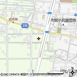 静岡県浜松市中央区篠原町22533周辺の地図