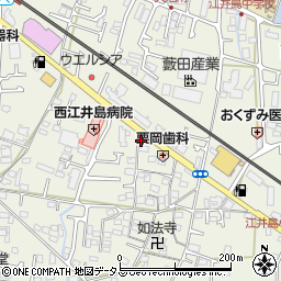 兵庫県明石市大久保町西島633-3周辺の地図