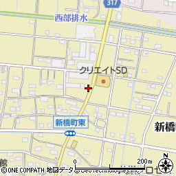 静岡県浜松市中央区新橋町995周辺の地図