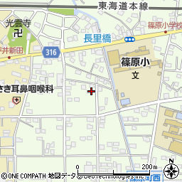 静岡県浜松市中央区篠原町20100周辺の地図